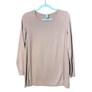 J.Jill Tan -Carmel Color Tunic Sweater Women's Size XS